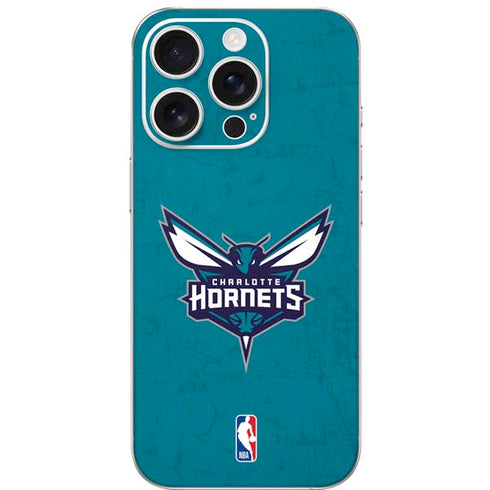 NBA Charlotte Hornets Distressed iPhone 16 Pro Skin